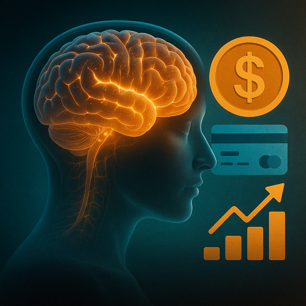 Brain making financial decisions